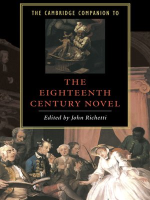cover image of The Cambridge Companion to the Eighteenth-Century Novel
